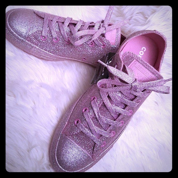 Converse Shoes - NEW 🔥 Converse Glitter Sparkle Pink All🌟Star